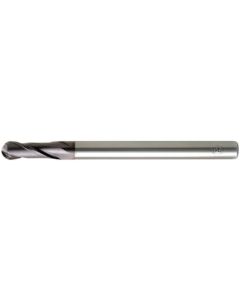 SA-Coating Long Shank 2-Flutes Carbide Ball Nose