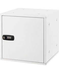 กล่องเก็บของแบบประกอบสีขาว