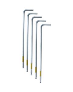 ประแจซุปเปอร์บอล [ชิ้นเดียว] คลองเลื่อย 5 ชิ้น (LL) 4.0 mm