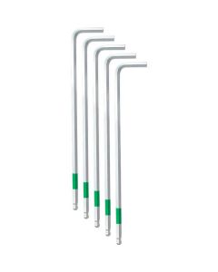 ประแจซุปเปอร์บอล [ชิ้นเดียว] คลองเลื่อย 5 ชิ้น (LL) 5.0 mm