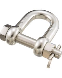 Stainless Steel Safety D-shackle, Bolt type