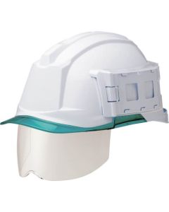 หมวกกันน็อคพร้อม ID case (พร้อมชิลด์กว้าง) SC-19PCLS-ID RA3α สีขาว/เขียว
