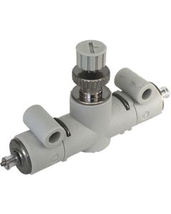 Speed controller line type with push-in fitting