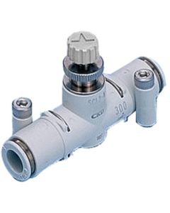 Speed controller line type with push-in fitting