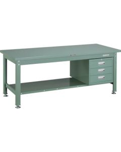 Medium-Duty Workbench c/w 3 Cabinet