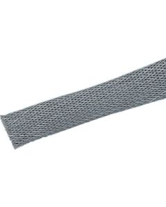 Braided Expandable Sleeving-Flame Retardant Polyethylene Terephtalate-Gray 1อัน
