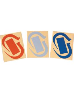 seal of safety belt to visual recognition. 1อัน