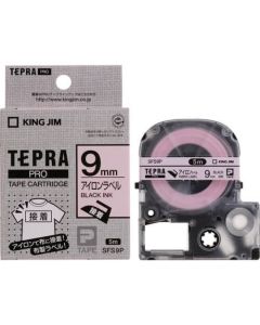 Tepra PRO Tape Cartridge Iron Pink / Black Letters