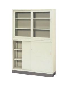 KR บานเลื่อนคู่ (บานกระจก) SG-453R LGY (18471)