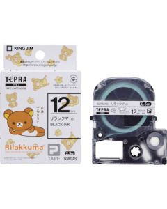 Tepra PRO Tae Rilakkuma White / Black letters