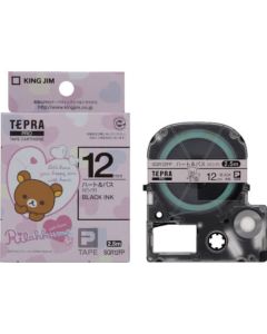 Tepla PRO tape heart pink / black letters
