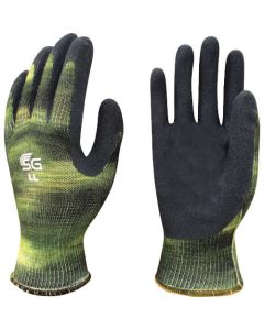 Natural Rubber Coated Gloves 10ชุด