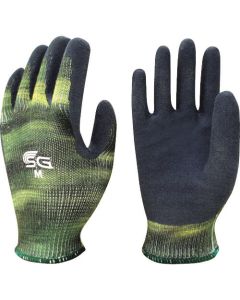 ถุงมือยางธรรมชาติ Unlined SG-R131 ลายกากี M