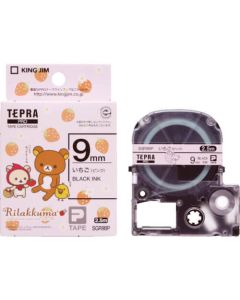 Tepra PRO Tape Strawberry Pink / Black Letters