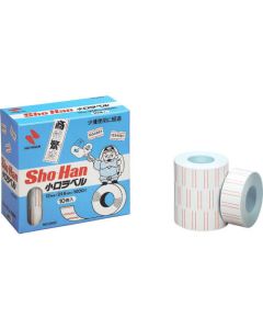 ป้ายเล็ก SHO-HAN No. 2000 10 ม้วน/ชุด 1 ม้วน = 12 มม. x 21.6 มม. x 1000 ชิ้น