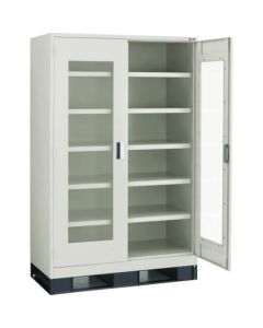 ตู้เก็บของหนักพิเศษ 1200 x 650 พร้อมหน้าต่างและฐาน