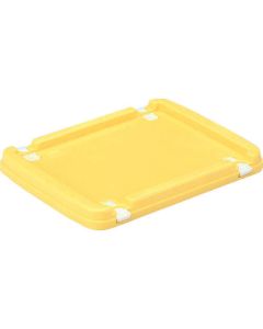 คอนเทนเนอร์แบบกล่อง 700169 Sanbox #9E สีเหลืองพร้อมฝาปิด