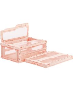 MADO-CON Light C Type มีฝา 34.1L 530 x 366 x 232 Pink
