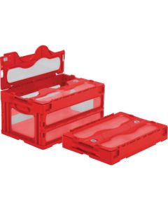 MADOCON มีฝาปิด 40L 530 x 366 x 281 Red