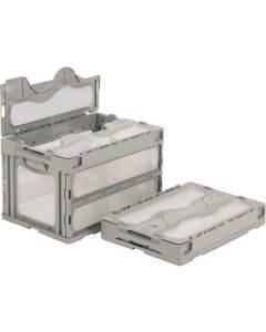 MADOCON มีฝาปิด 50L 530 x 366 x 334 Gray