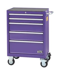 2020SK ตู้ล้อเลื่อน (5 ขั้น 5 ลิ้นชัก) (สีม่วง) (สีพิเศษ)