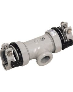 ข้อต่อท่อโพลีเอทิลีน SKX ทีพร้อมเกลียวในแยก P40 x 40A