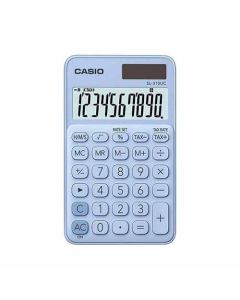 เครื่องคิดเลข 10 หลัก ประเภทพกพา SL-310UC Light Blue