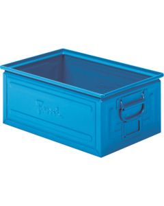 กล่องชิ้นส่วนโลหะ สีน้ำเงิน 27L ขนาดภายนอก 450 x 300 x 200