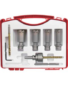 S-Lock Deep-Bore Holesaw Box Kit 1ชุด