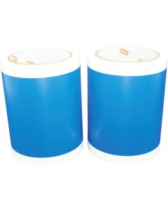 Bpop ผ้าปูที่นอนในร่มกว้าง 100 มม. สีน้ำเงินโคบอลต์ (รวม 2 ม้วน)