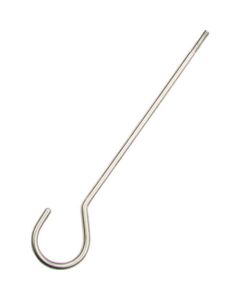 Stainless Steel Screw-in long S hook 1อัน