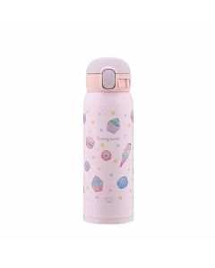 กระติกน้ำสุญญากาศ One Touch Open 0.48 ลิตร Pink