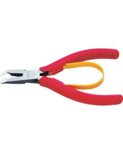 คีมตัด Edge Cutting ด้ามอีลาสโตเมอร์ มีสปริงพลาสติก 118mm