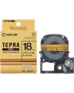 Tepra PRO ตลับเทปกว้าง 18 มม. สีทอง