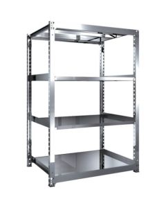 Medium-Duty Stainless Steel Shelving(Weight Capacity 300kg per Shelf)