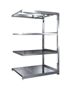 Medium-Duty Stainless Steel Shelving(Weight Capacity 300kg per Shelf)