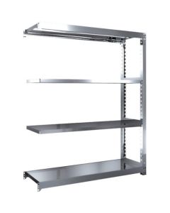 Medium-Duty Stainless Steel Shelving(Weight Capacity 300kg per Shelf)