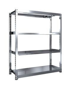 Medium-Duty Stainless Steel Shelving(Weight Capacity 300kg per Shelf)
