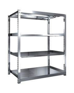 Medium-Duty Stainless Steel Shelving(Weight Capacity 300kg per Shelf)