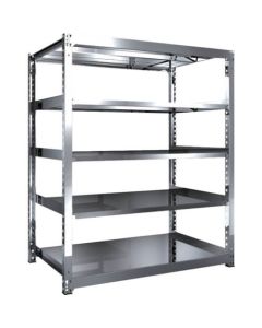 Medium-Duty Stainless Steel Shelving(Weight Capacity 300kg per Shelf)