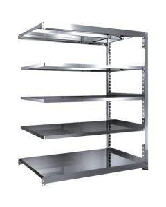 ชั้นวาง SM3 ประเภท SUS 1500X921XH1800 เชื่อมต่อ 5 ขั้น