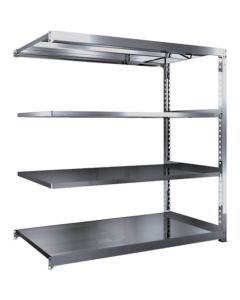 Medium-Duty Stainless Steel Shelving(Weight Capacity 300kg per Shelf)