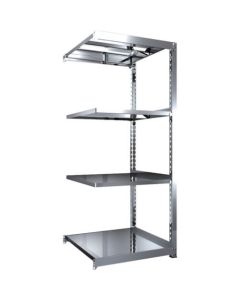 Medium-Duty Stainless Steel Shelving(Weight Capacity 300kg per Shelf)