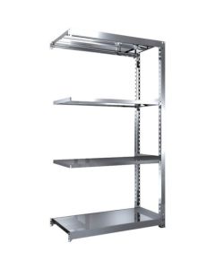 Medium-Duty Stainless Steel Shelving(Weight Capacity 300kg per Shelf)