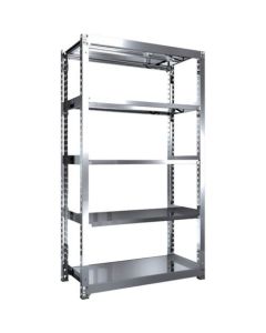 Medium-Duty Stainless Steel Shelving(Weight Capacity 300kg per Shelf)
