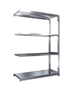 Medium-Duty Stainless Steel Shelving(Weight Capacity 300kg per Shelf)