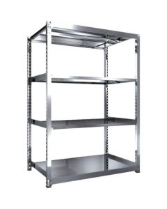 Medium-Duty Stainless Steel Shelving(Weight Capacity 300kg per Shelf)
