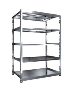 Medium-Duty Stainless Steel Shelving(Weight Capacity 300kg per Shelf)