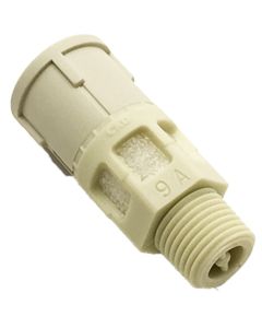 Metering valve with silencer