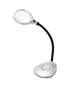 105mm Stand Magnifier with LED light 2&5X No.SN-105L 1อัน